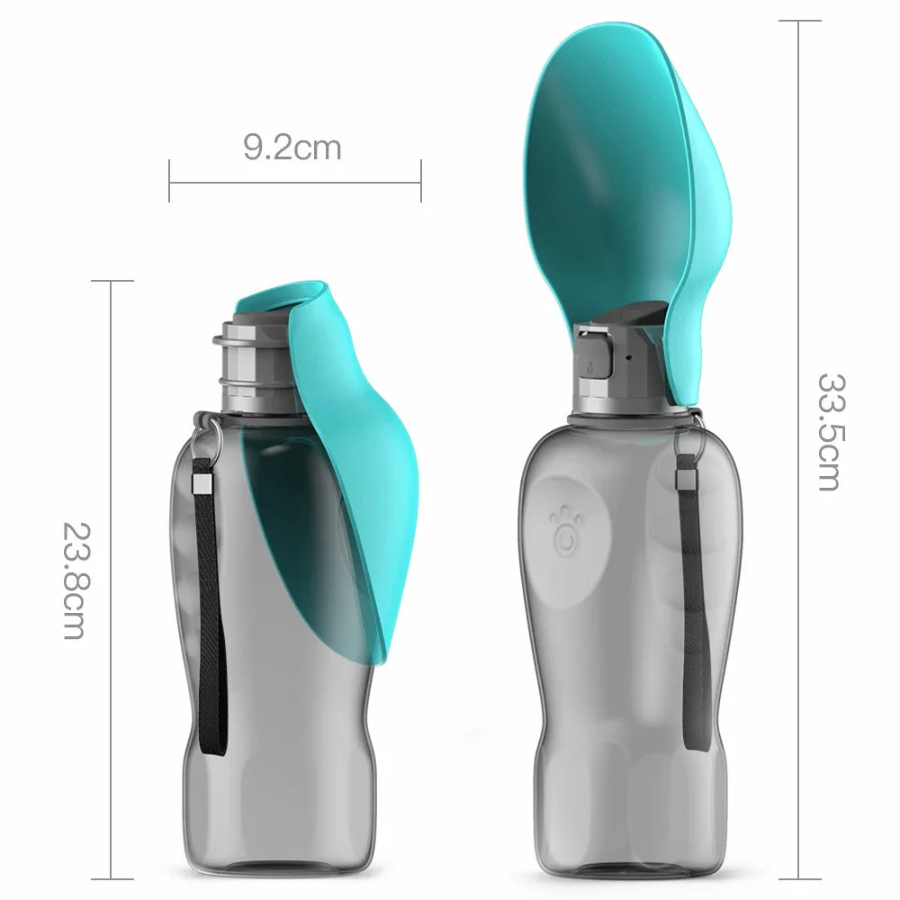 Large Dog Water Bottle With Dispenser