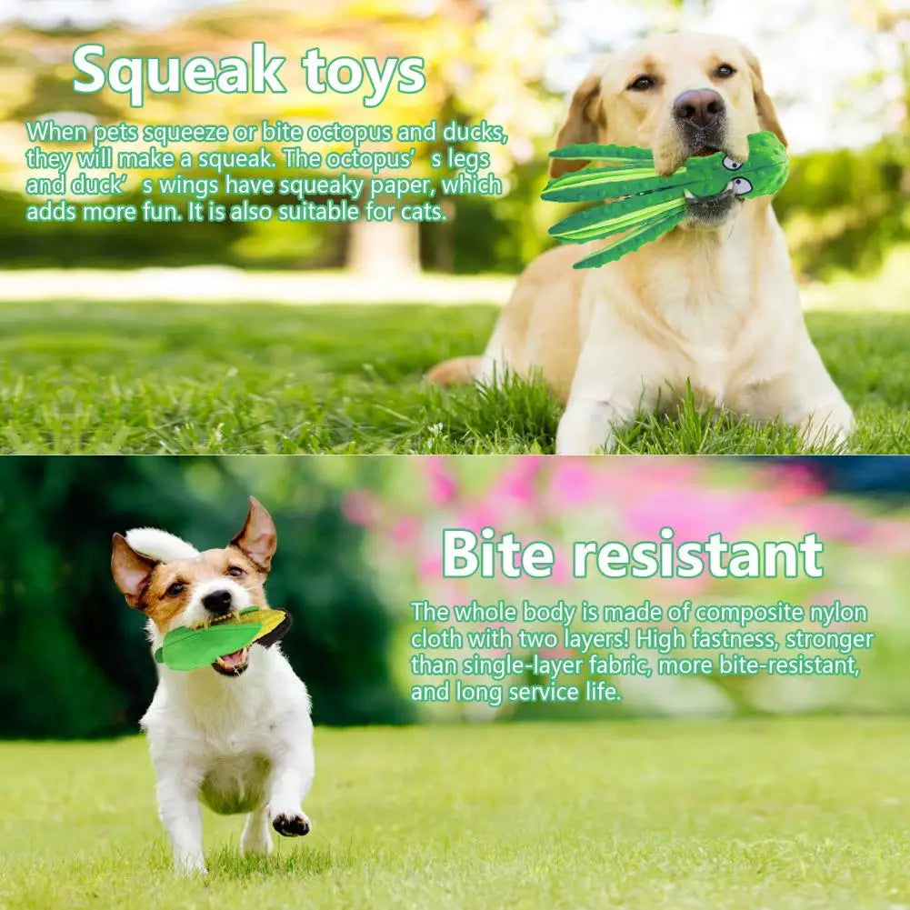Octopus Dog Interactive Toy