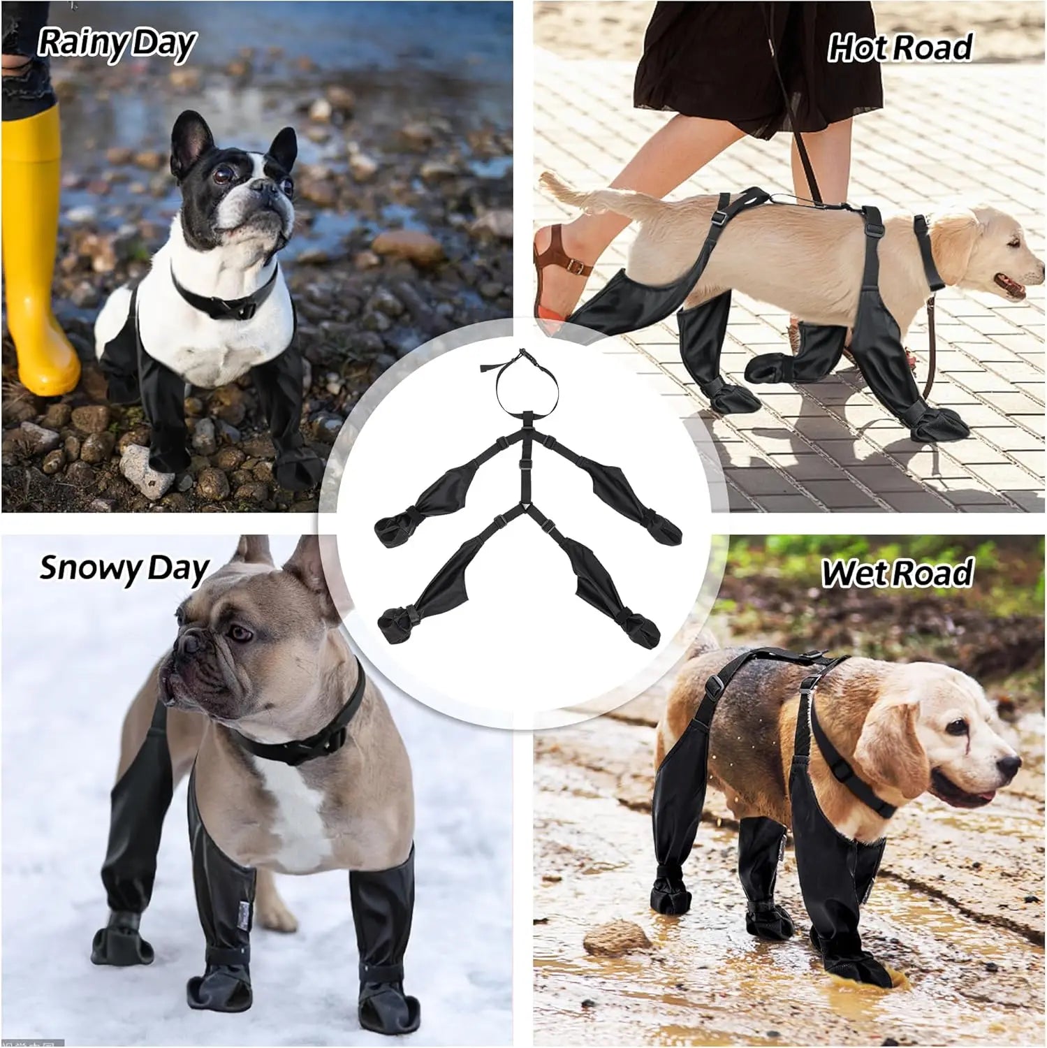 Outdoor Walking Dog Boots