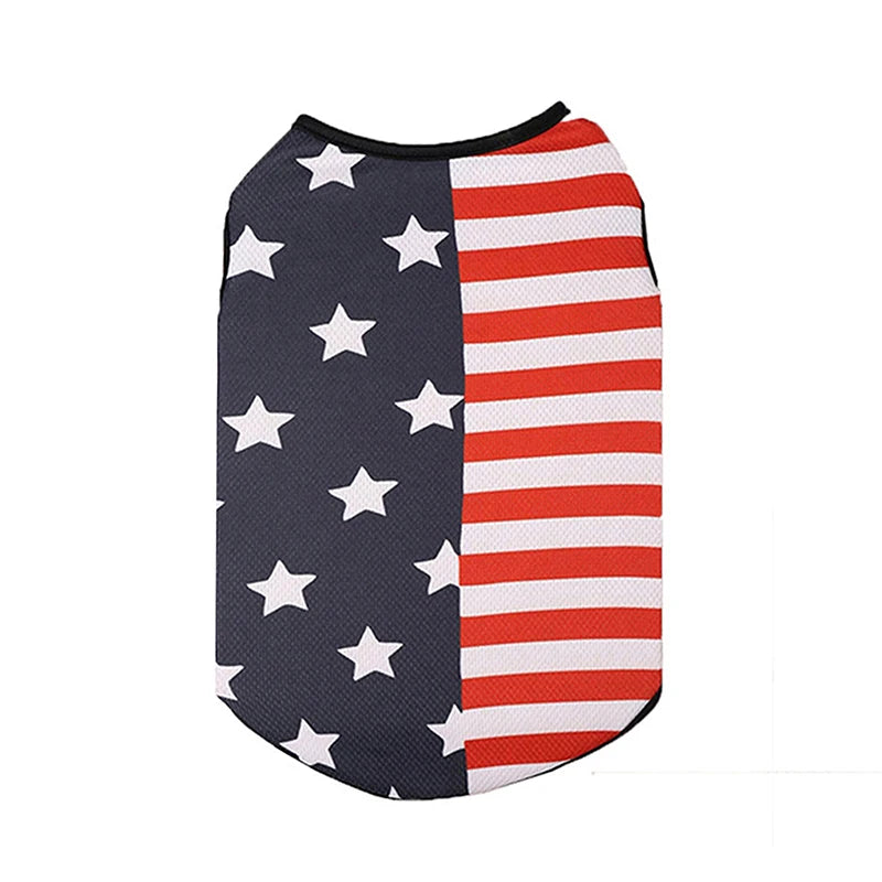 American Flag Dog Bandana Scarf Set