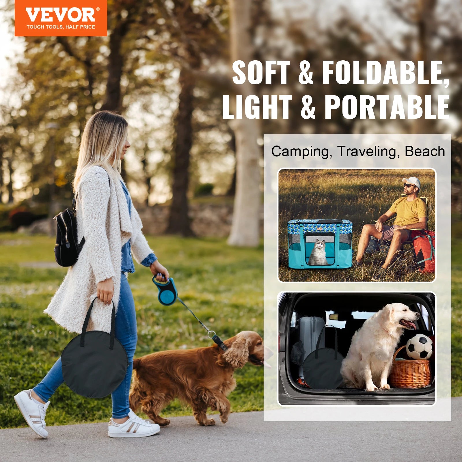 VEVOR Portable Pet Playpen