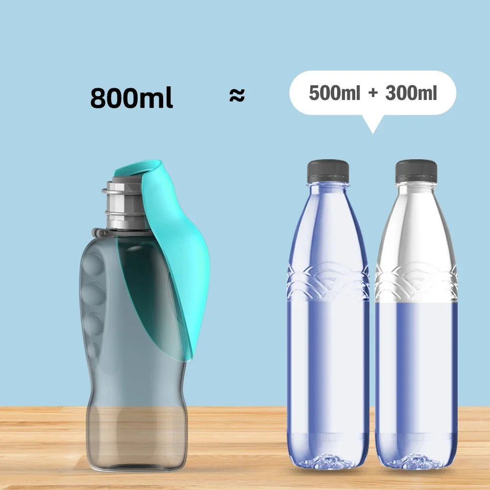 Large Dog Water Bottle With Dispenser