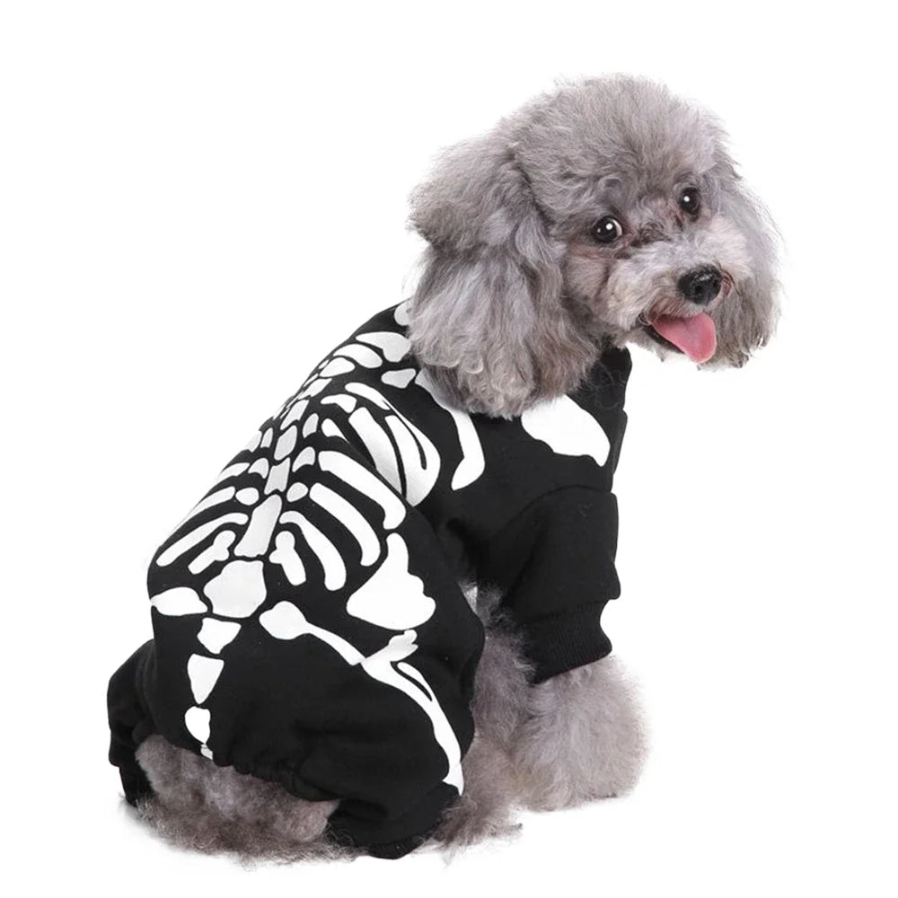 Skeleton Dog Halloween Costumes