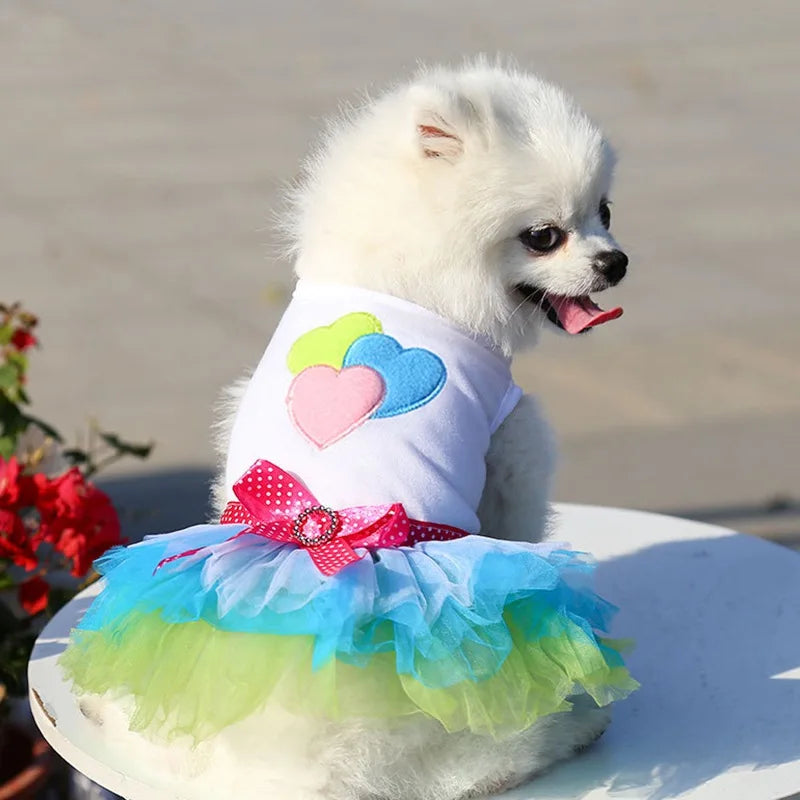 Dog Princess Dress for Small Dogs