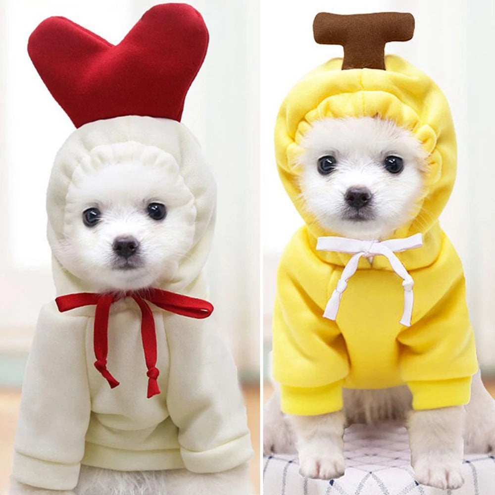 Plush Coat Hoodies For Puppy Cat