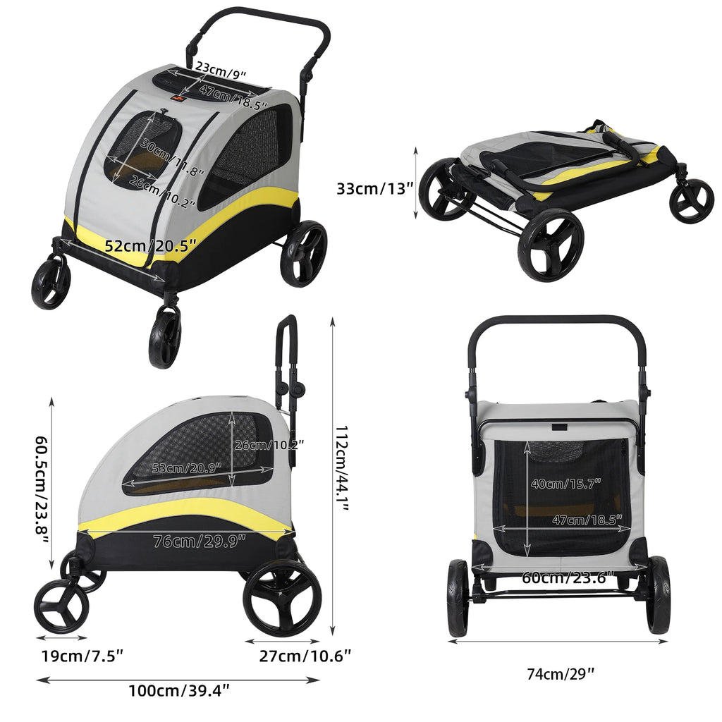 Heavy Duty Large Dog Stroller