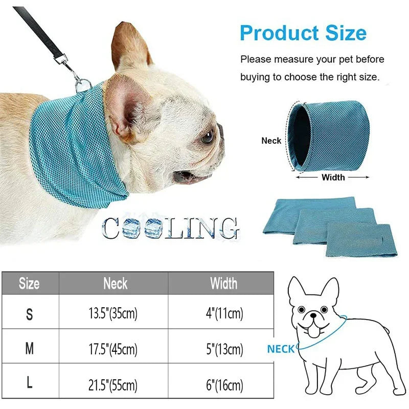 Summer Cooling Bandana for Dogs