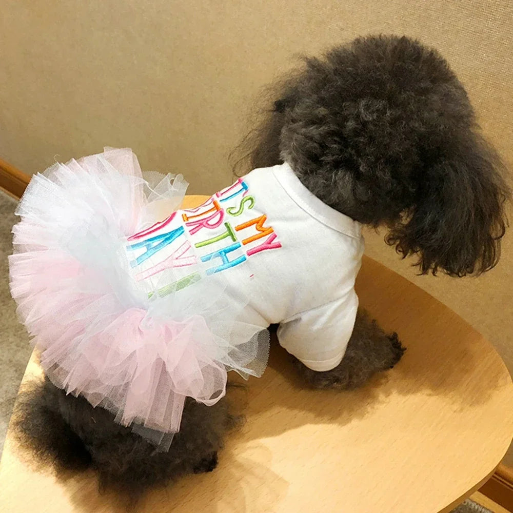 Princess Birthday Dog Dress