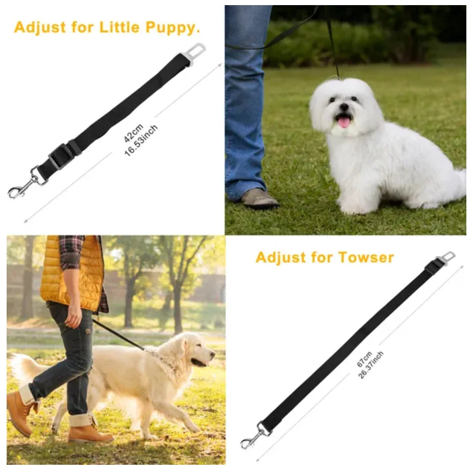 Pet Seat Belt Adjustable Harness
