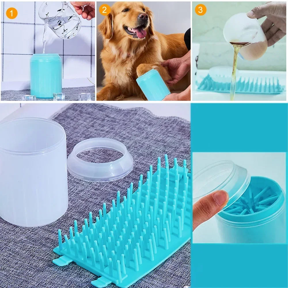Plunger Pet Paw Cleaner
