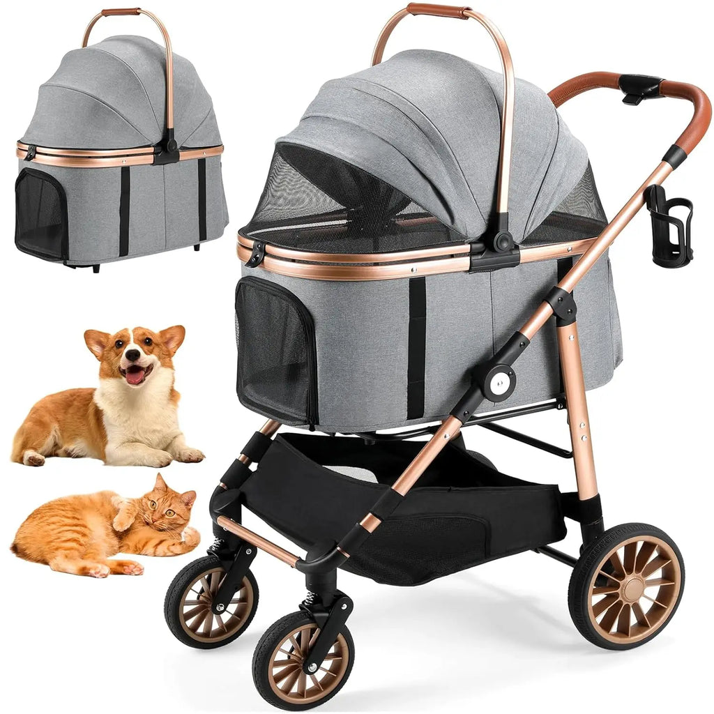 Shock Absorption Dog Stroller