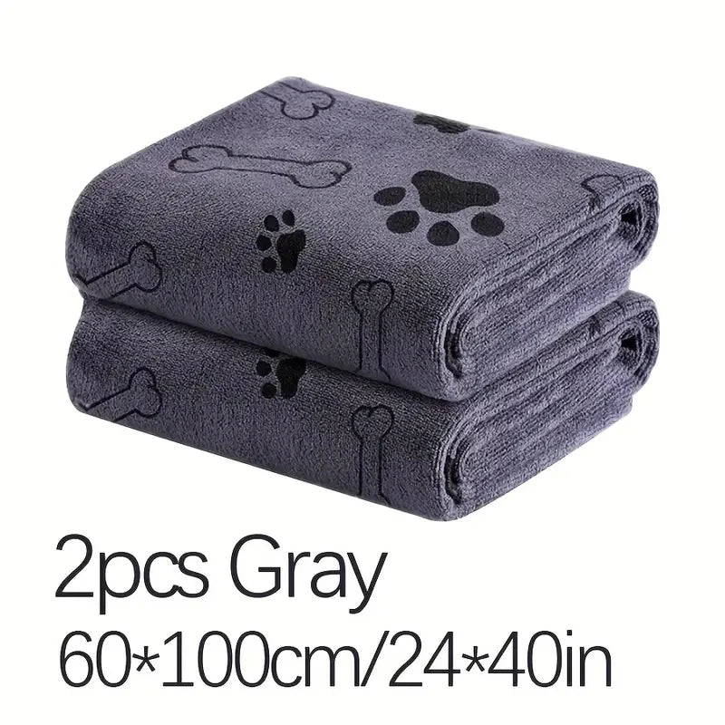 Soft Microfiber Dog Towels -  2