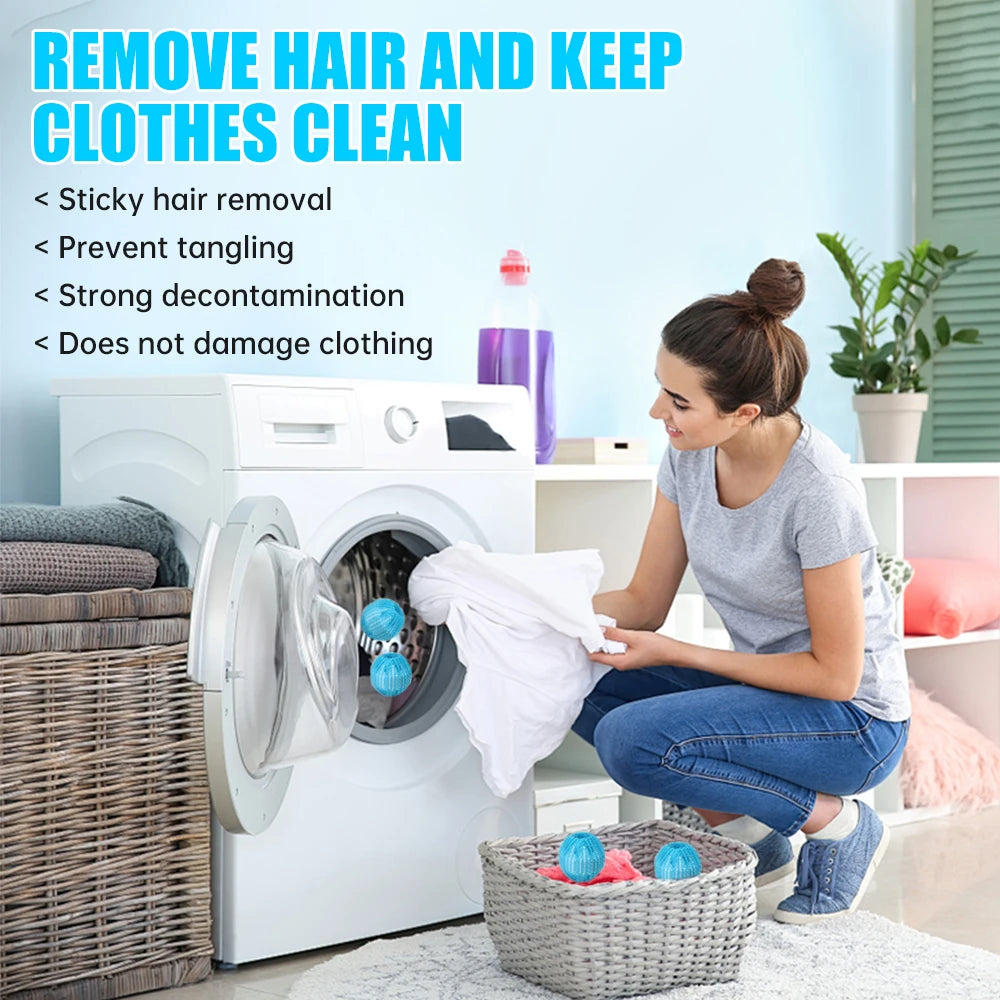 Washing Machine Fur Collector 12pcs   
Laundry Ball Fur Collection Cleaning Balls