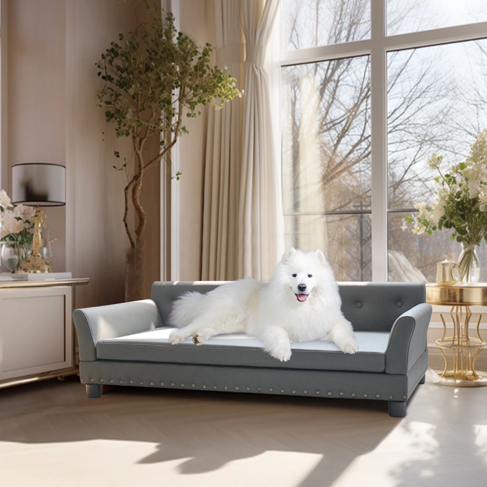 Elevated Dog Bed Sofa Microfiber Cover
