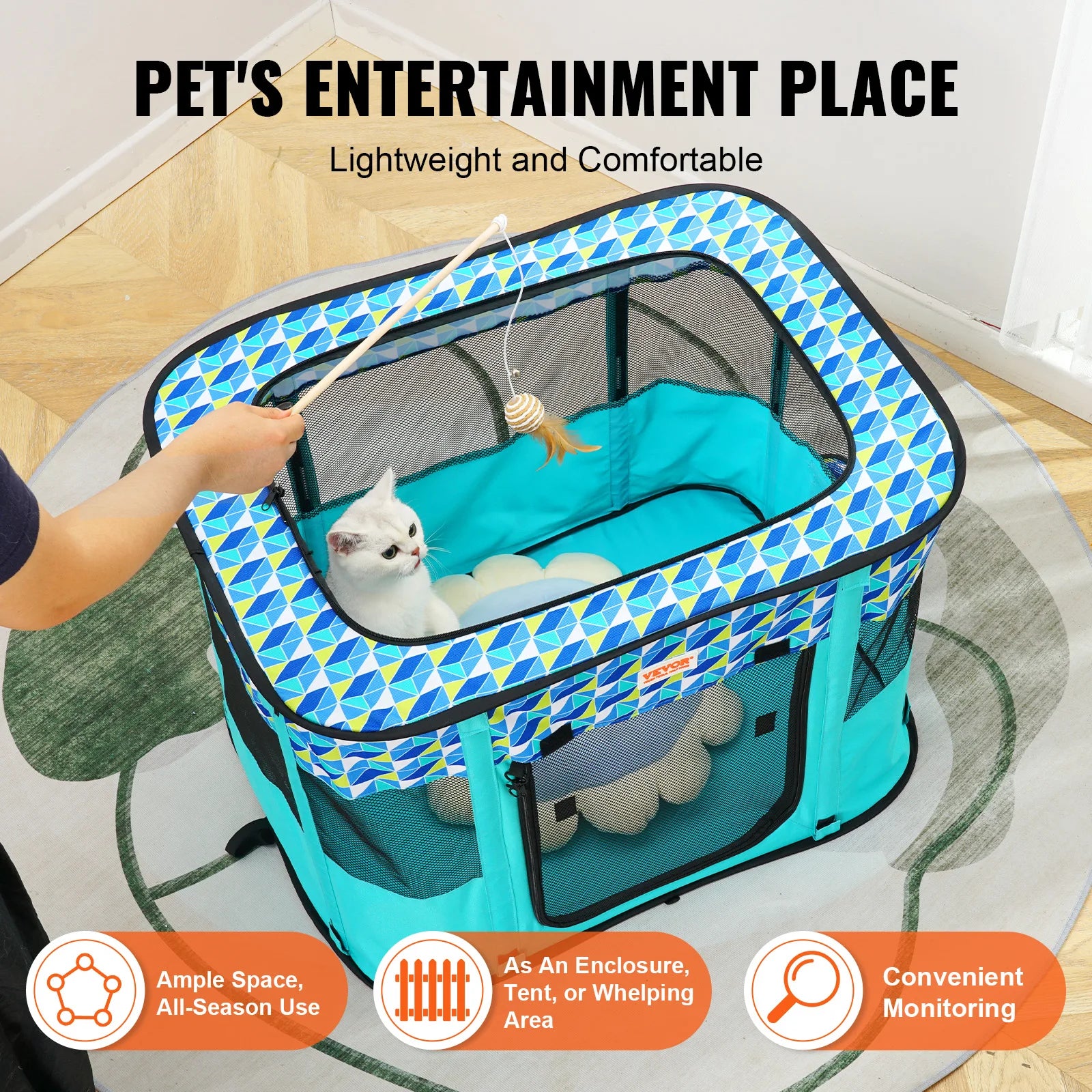 VEVOR Portable Pet Playpen