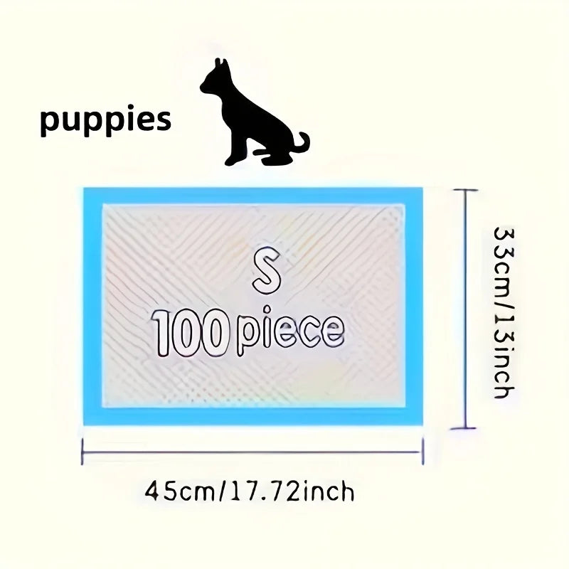 Disposable absorbent dog training pads - 6 layers