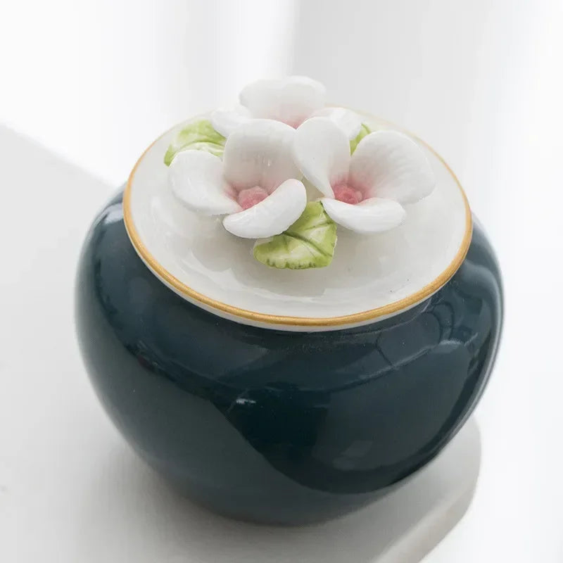 Handmade Floral Pet Urn