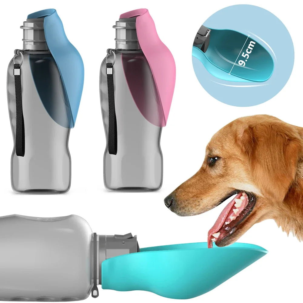 Large Dog Water Bottle With Dispenser