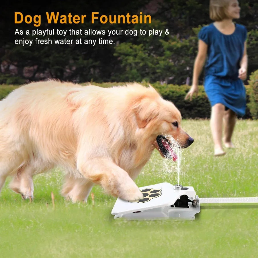 Dog Water Fountain Outdoor Dispenser