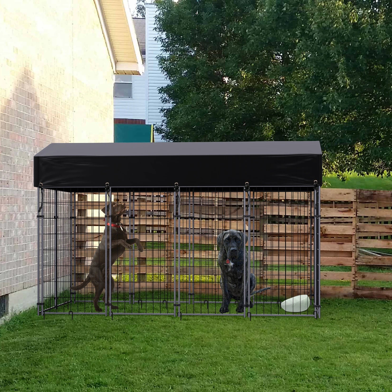 Large Dog Kennel with UV Protection