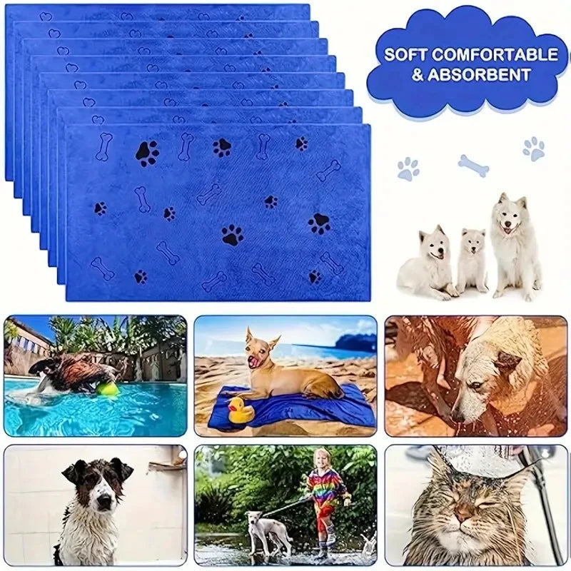 Soft Microfiber Dog Towels -  2